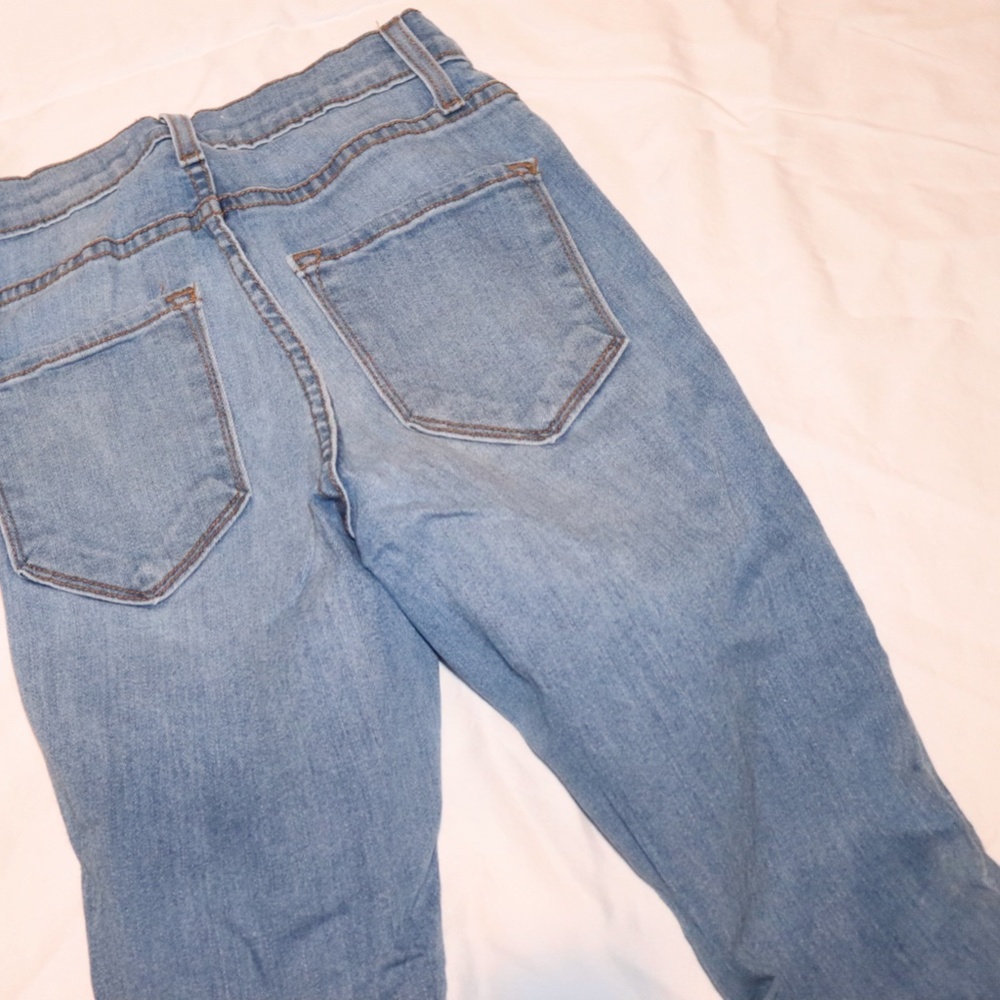 Light Wash Ripped Jeans - Picture 2 of 6